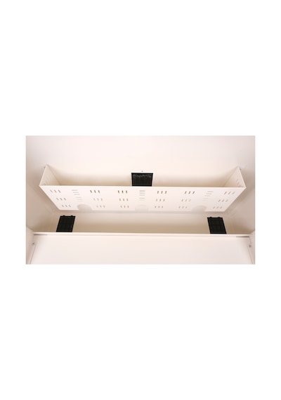 Alfafonet Ziglat 500 Duvar Tipi Laptop Dolabı 700x150x500 Mm Mat Beyaz 70 Kg Taşıma Kapasiteli Kilitli Metal Dolap