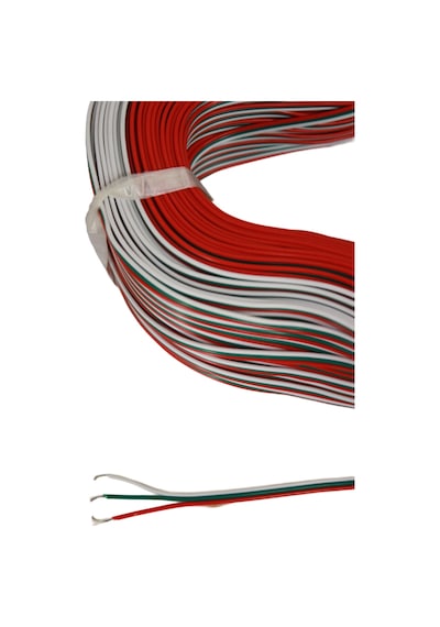 3 Pin Jst Elektrik Kablosu 3'lü Şerit Led Kablo 3x0,22mm Kalaylı %100 Bakır Kordon Kablo 100m