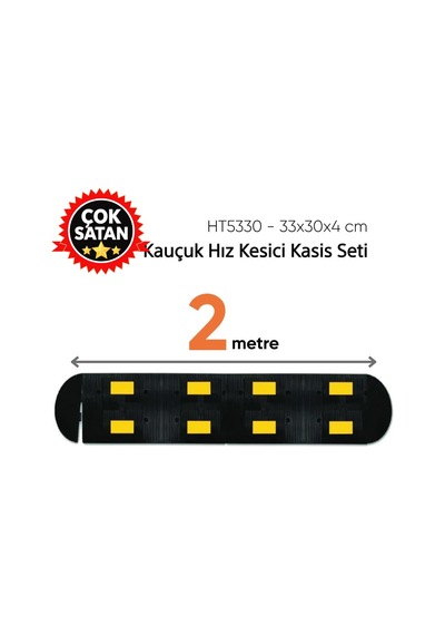 Kauçuk Hız Kesici Kasis Seti 2 Metre - Eko