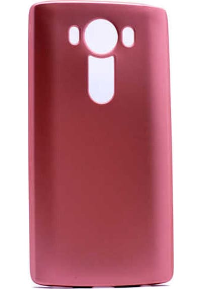 LG Uyumlu V10 Kılıf Zore Premier Silikon Kapak Rose Gold