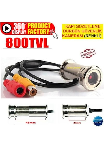 KAPI GÖZETLEME DÜRBÜN KAMERA (RENKLİ)