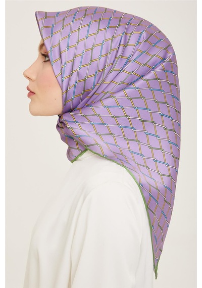 Armine Twill İpek Eşarp 24ya9152 04 - Desenli