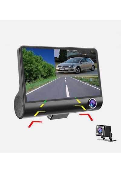Araç Araba İçi Kamera Seti Ön Kamera Araç İçi Arka Görüş 4' Hd