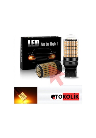 T20 Led Ampul Turuncu 93 Tek Duy Sinyal Ampulü Onkar Otk-24617