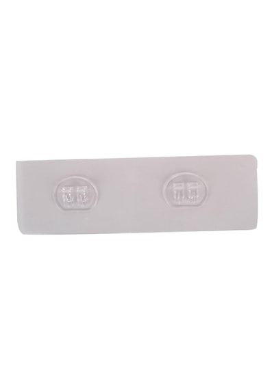 Risingmaber Beyaz Metal Yapışkanlı Saç Kurutma Askısı, Yapışkanlı Banyo Düzenleyici Organizer Fön Makinelik M Diğer