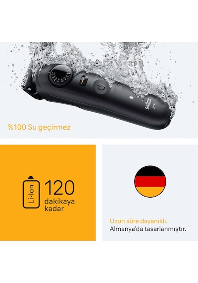 Braun Sakal Düzeltici Series 5, +4 Aksesuar, 40 Uzunluk, Keskin Bıçak, Bt5520