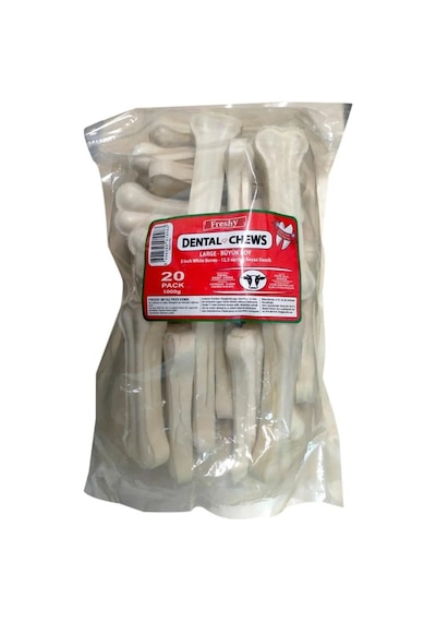 Freshy Dental Chews Sütlü Kemik Köpek Ödülü Large Boy 20'li