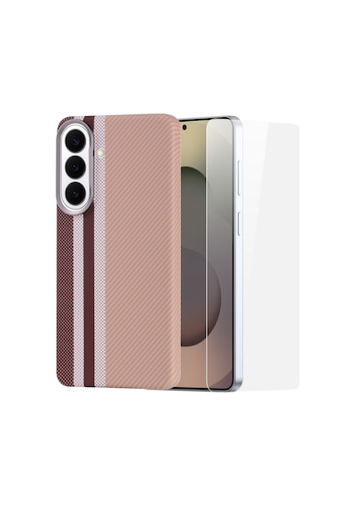 Teleplus Samsung Galaxy S26 Plus Kılıf Nekst Karbon Tasarım Msafe Özellikli Kapak + Nano Ekran Koruyucu
