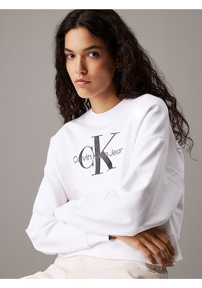 Calvin Klein Kadın Sweatshirt-lv047b234g Beyaz