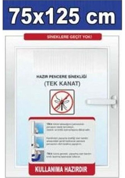 Hazır Sineklik Bantlı 75 125cm Tak Kullan Model Plastik