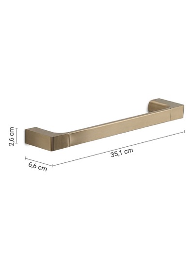 Pirenei Havluluk, Uzun, 35.1cm - Mat Altın
