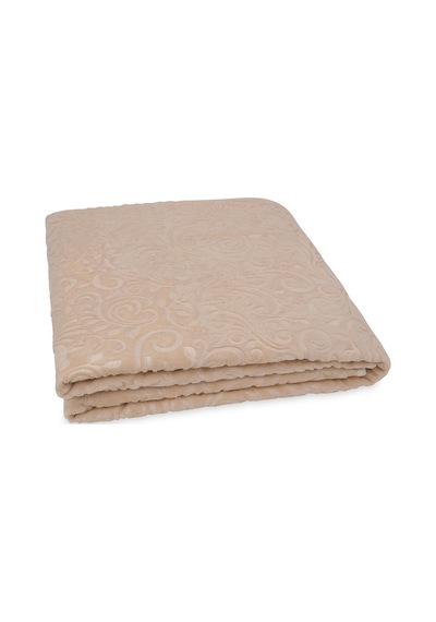 Mink Eko Emboss Battaniye Cappucino Çift Kişilik 220x240