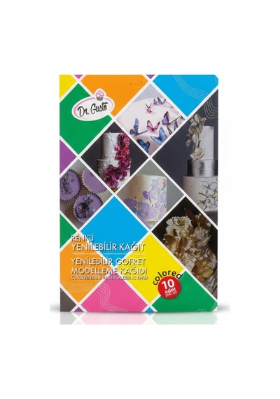 Çiçek Modelleme Renkli 10lu - 03 Wafer Paper