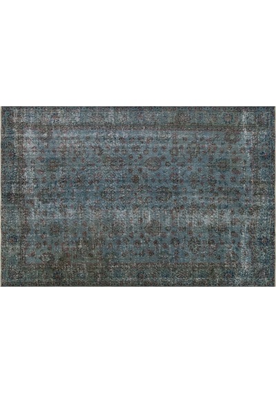 Ilham Verici Vintage El Işlemeli Yün Ipek Pers Halısı - 154x236 Cm 9935