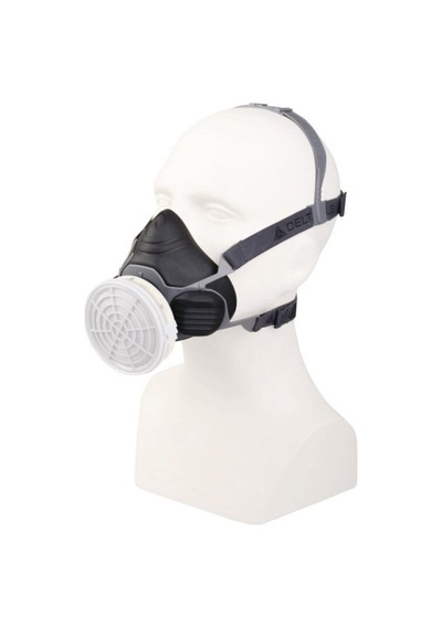 M6100 3 Materyalli Yarım Maske - Tek Kartuşla Kullanımlı