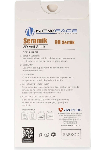 Samsung Uyumlu, Galaxy A13 4g 3d Antistatik Mat Seramik Nano Ekran Koruyucu 240090