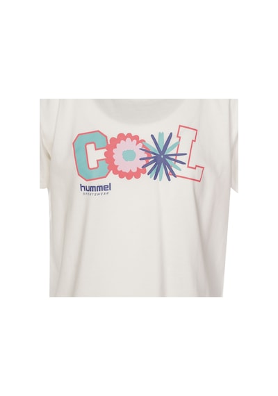 Hummel Talne Çocuk Kısa Kollu Tişört 912178-9003 Beyaz