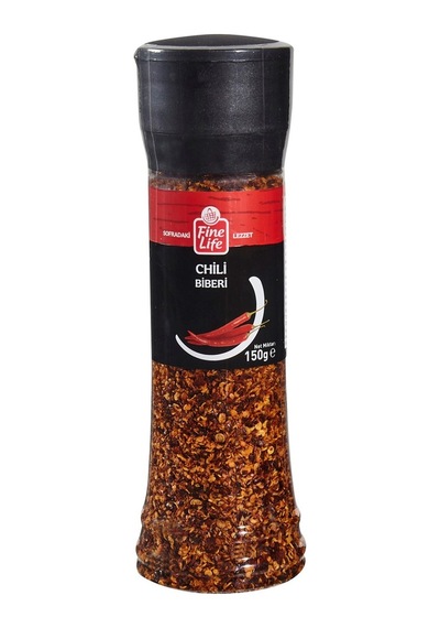 Fine Life Chilli Biber 150 G - Acı Baharat, Meksika Ve Asya Mutfağı İçin 5'li Avantaj Paketi - Tarı