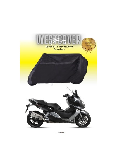 Bmw C 650 Sport Uyumlu Siyah Motosiklet Brandası,örtüsü