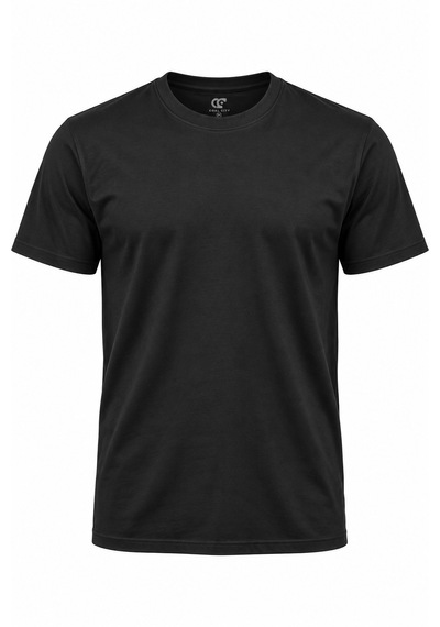 Coal City Erkek Siyah Oversize %100 Pamuk Basic T-shirt