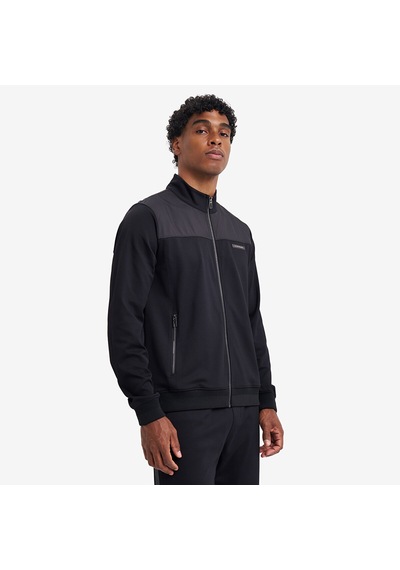 Lescon Siyah Erkek Fermuarlı Sweatshirt 26n-1161