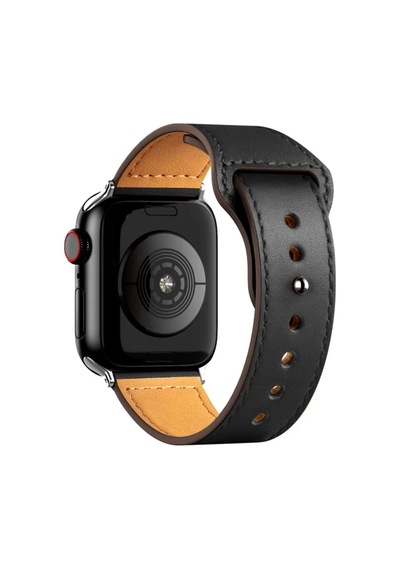 Newface Apple Watch 42mm Kr415 Luaz Deri Kordon - Siyah Diğer