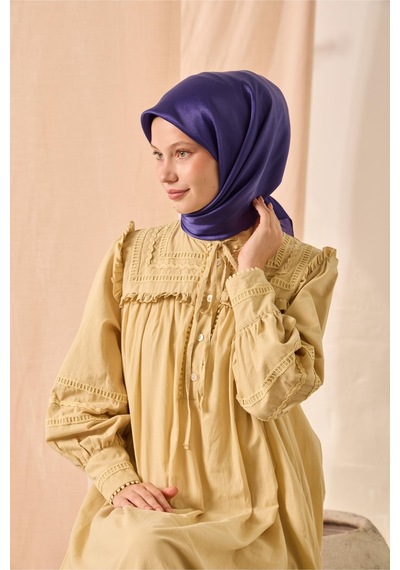 Silk Home Düz Shiny Eşarp 75006-68 mor