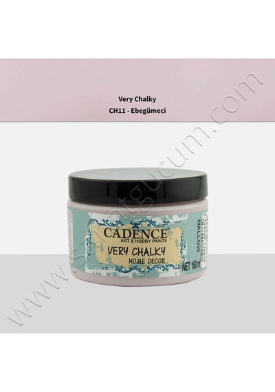 Cadence Very Chalky Mobilya Boyası 150 Ml .Ch11 Ebegümeci