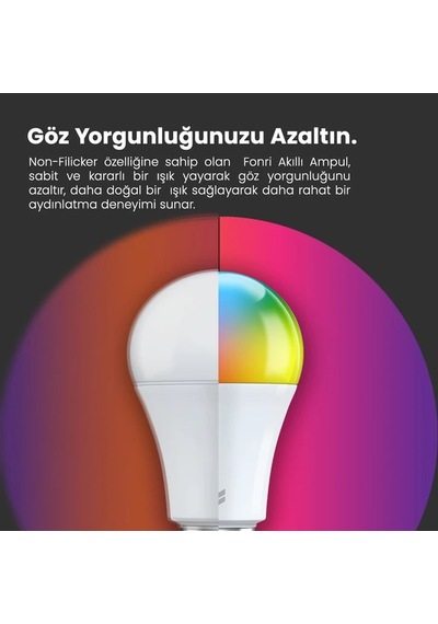 Akıllı Ampul 11w Renkli