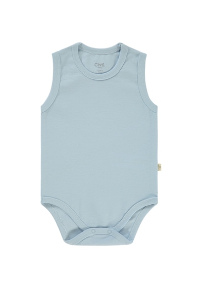 Civil Baby Bebek 5'li Çıtçıtlı Badi 1-3 Yaş Mavi