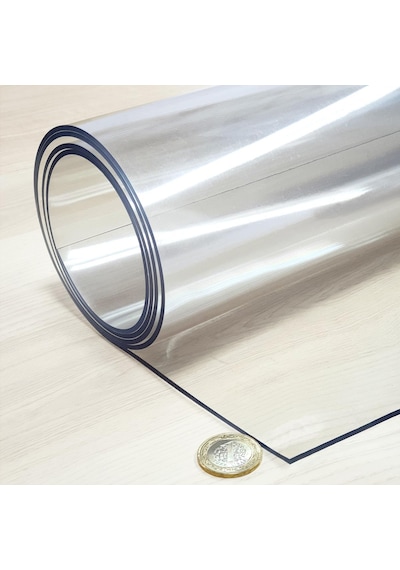 Şeffaf Pvc 2.6 MM Kalın Masa Örtüsü Kaymaz Koruyucu