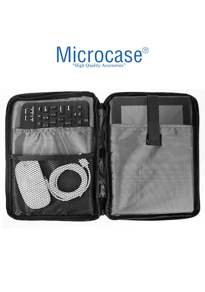 Microcase Xiaomi Redmi Pad 2 11 İnch Tablet İle Uyumlu Toucpad Bluetooth Klavye + Tablet Standı - Siyah Al5183 Omuz Çantası