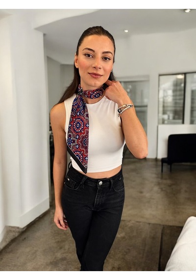 Oriental Desen Bandana/fular Çok Renkli