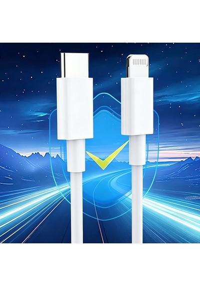 Micflip A01 Type-c To Lightning Mfı Sertifikalı Data Ve Şarj Kablosu 1m Beyaz