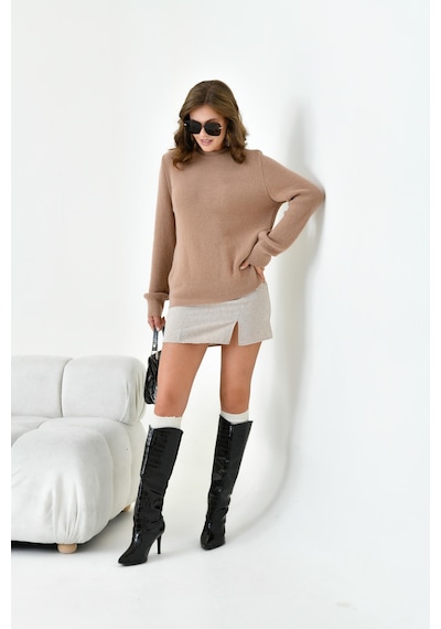 Ftz Women Kadın Sıfır Yaka Bej 20944 Bej