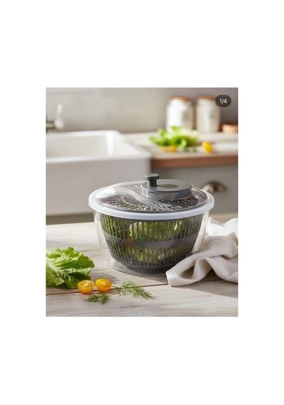 Pratik Sebze Kurutucu Ve Salata Hazırlayıcı 4.5 L Geniş Hazneli Gri - 843984977 Diğer