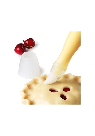Yağ Hazneli Silikon Yumurta Fırçası Pasta Börek Kek Hamur Fırçası