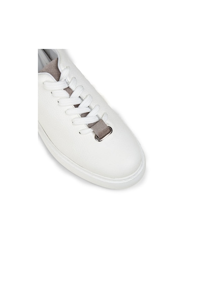 Deery Erkek Beyaz Hakiki Deri Sneaker Ayakkabı - 02010mbyzp01 Beyaz