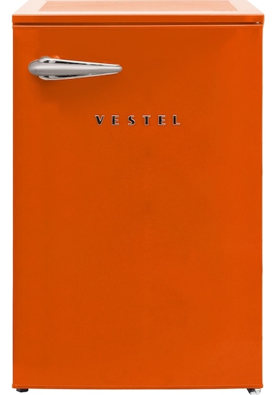 Vestel RETRO SB14011 121 L Statik Buzdolabı Turuncu