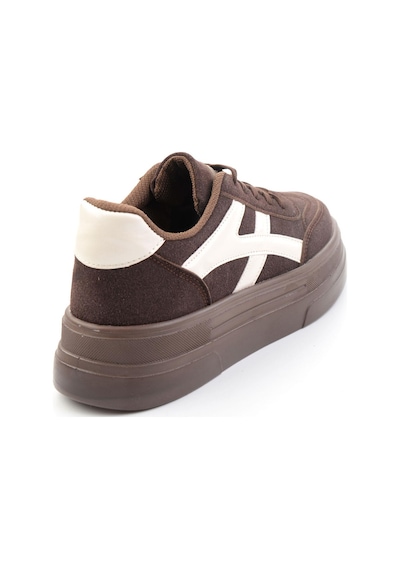 Bambi Kahve Bej Kadın Sneaker K01705018372