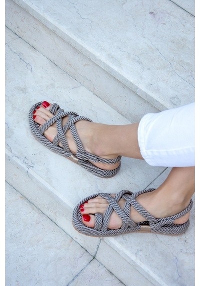 Fox Shoes Vizon Kadın Sandalet F470135104