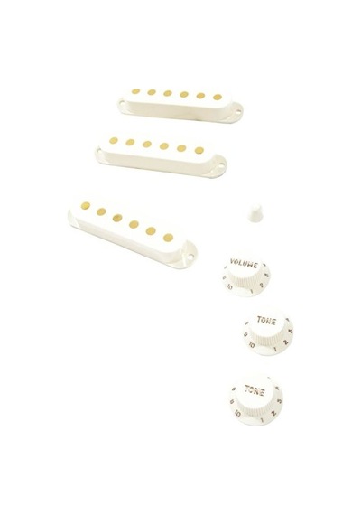 Fender Pure Vintage 60s Stratocaster Vintage White Manyetik Kapağı Aksesuar Kiti