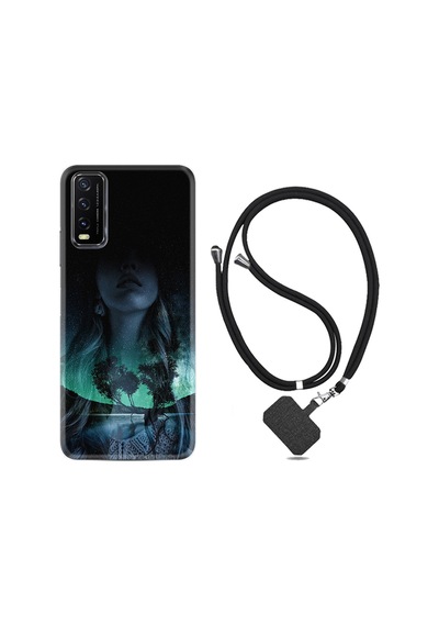 Vivo Y11S Kılıf Boyun Askılı Lost Girl 1809