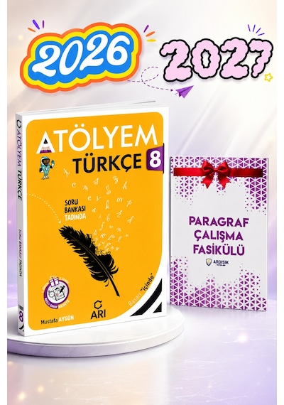 Arı Yayınları 8. Sınıf Türkçe Atölyem Güncel Baskı