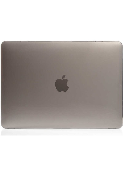 Apple Uyumlu MacBook 13.3' Air 2020 A2337 Zore Msoft Kristal Kapak Gri
