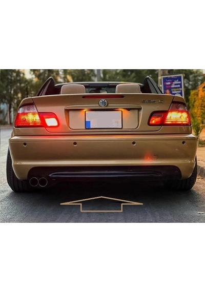 Bmw E46 M-tech Difizör-fiberglass-mat Siyah