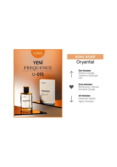 Loris U-15 Frequence Unisex 50 ML Oryantal