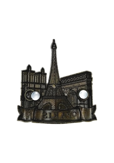 Vintage Metal 3d Magnet Paris Fransa 7 Cm Diğer
