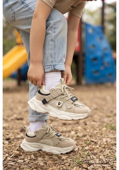 Vicco Ceni Bej Anatomik Rahat Sneaker Kız Çocuk Ayakkabı 346.f26k.125