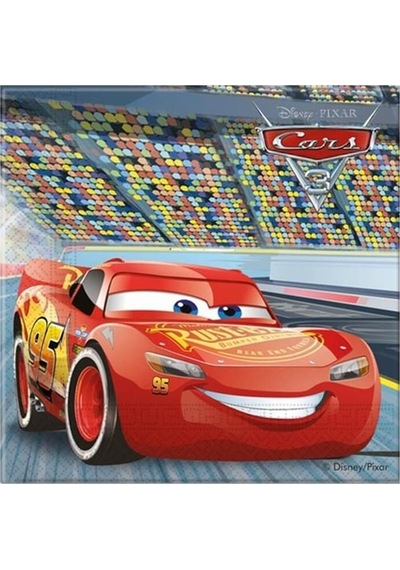 Cars 3 - Peçete - 20 Adet